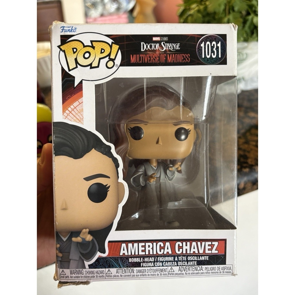 Funko Pop Marvel Doctor Strange Multiverse of Madness America Chavez 1031 Figure